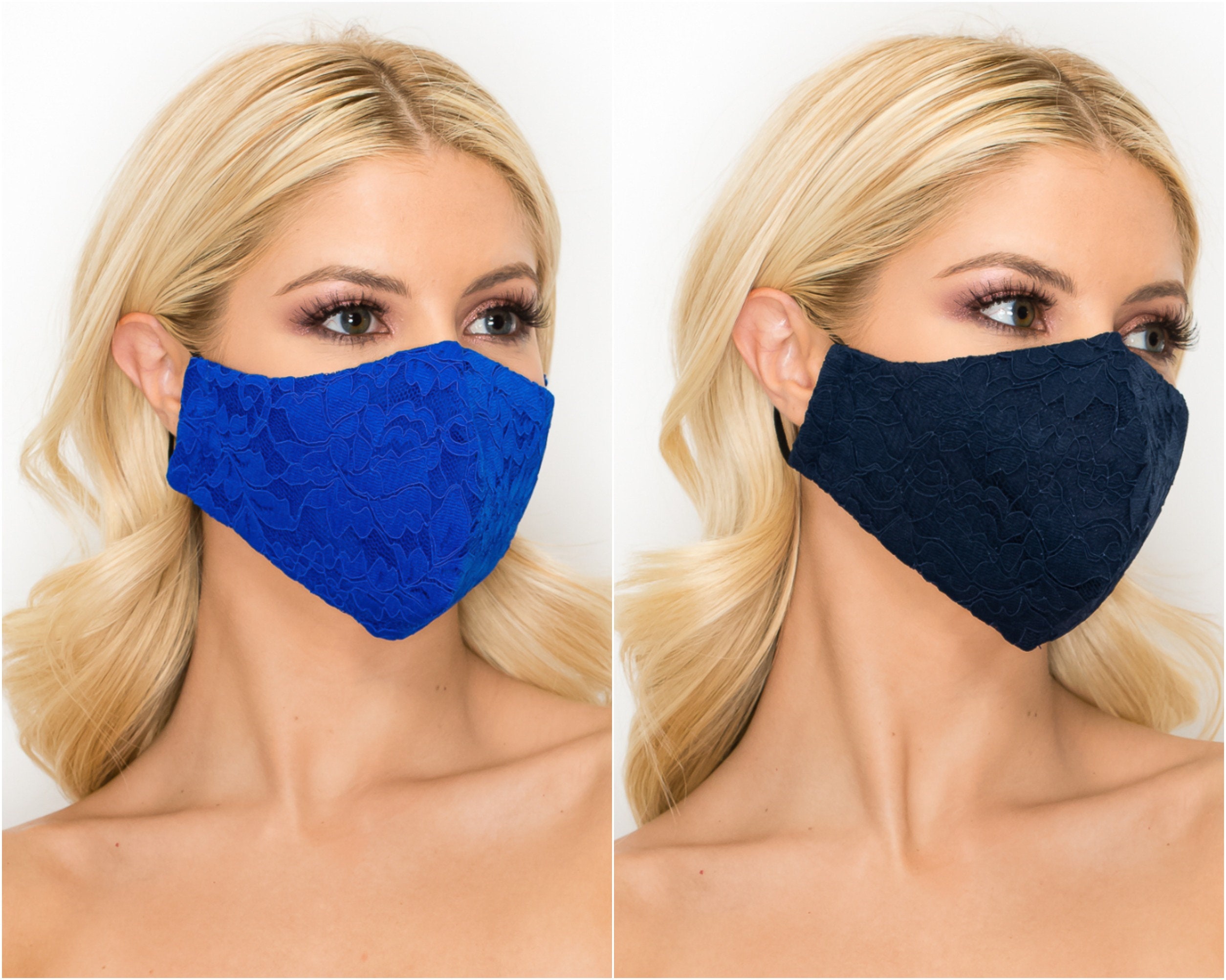 Lace Face Mask Wedding Bridesmaid Fancy Formal Dressy Etsy