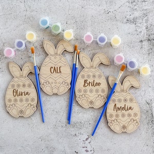 DIY Easter Paint Kit - Easter Egg Paint Kit - Custom Easter Egg Name Paint Kit - Easter Basket Stuffer - Easter Basket Item -Easter Activity