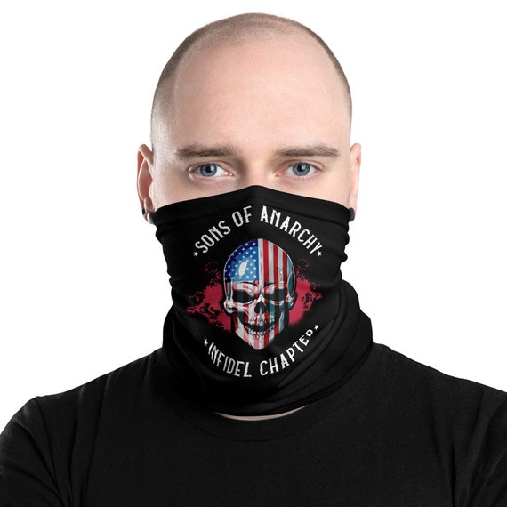 Sons Of Anarchy Diy Face Cover Bandana Gaiter Scarf Headwear Face Protection Breathable Balaclava