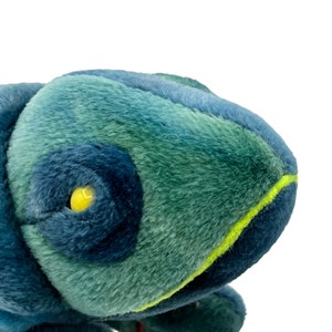 HTF RARE Ty Beanie Baby Rainbow Chameleon Mint 1997 w/ PE pellets & tag error