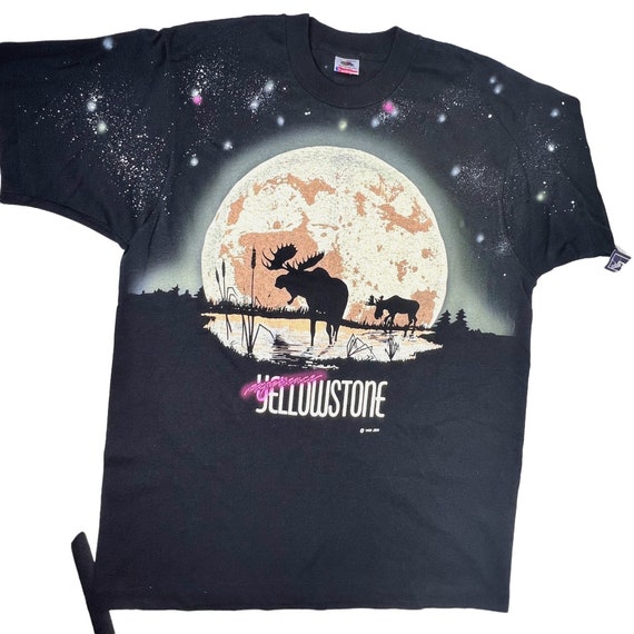 Vintage Experience Yellowstone 1990 Moose Size L - image 2