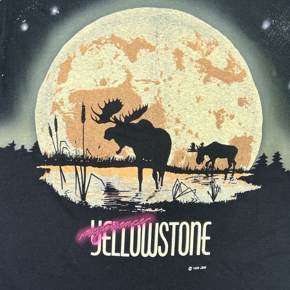 Vintage Experience Yellowstone 1990 Moose Size L - image 1