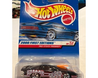 Hot Wheels 2000 First Editions 4 of 36 Collectable Car Pro Stock Firebird Box Damage