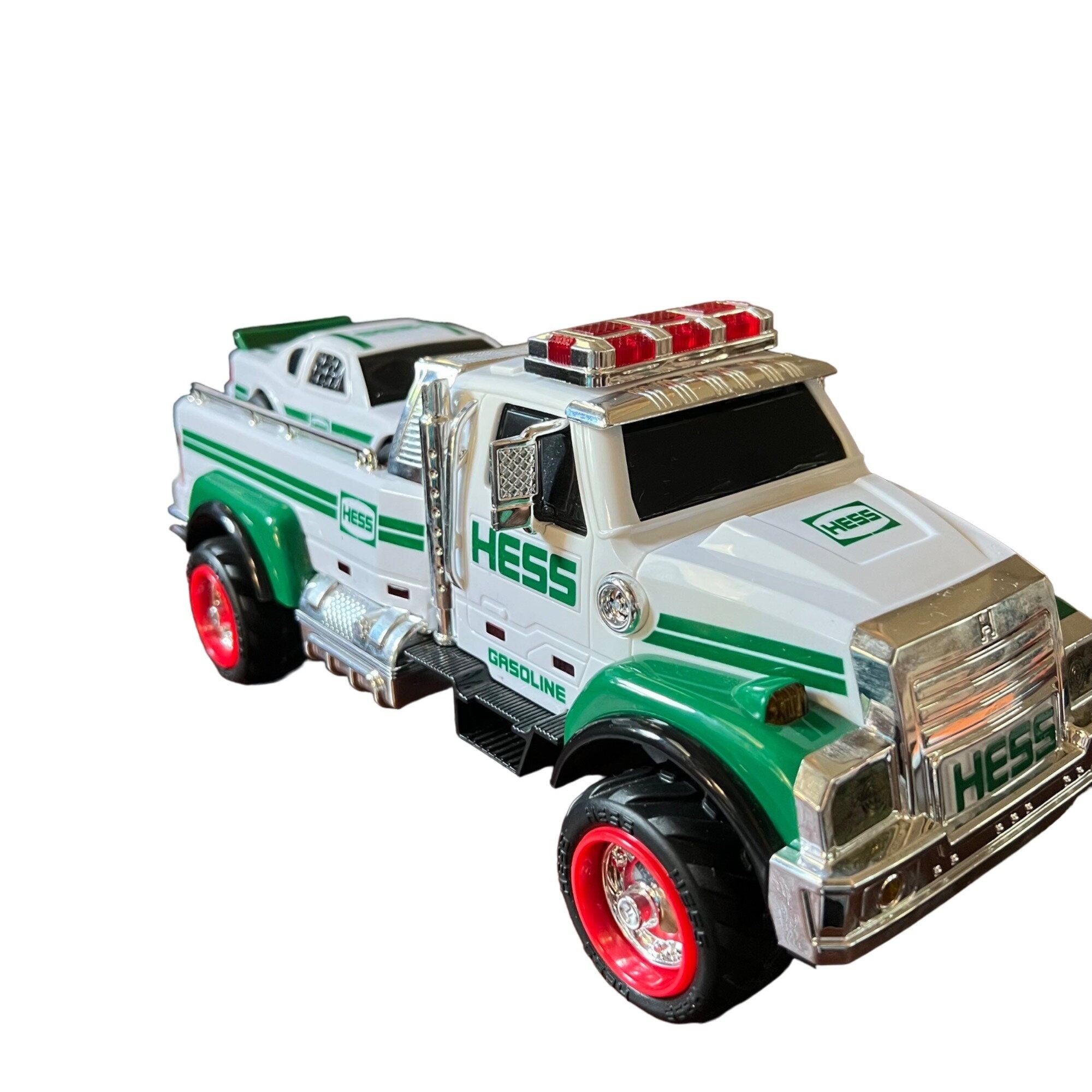 Hess toy truck and race car hotsell