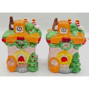 Hearth Fireplace Mantel  Salt and Pepper Shaker Set