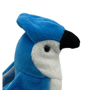Rare Ty Beanie Baby Rocket Blue Jay Mint Condition 1997 w/ PE pellets 7 tag errors