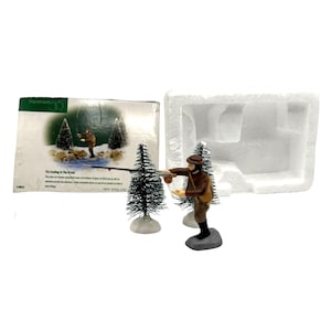 Vintage Dept 56 Fly-Casting in the Brook 56633 New England Village Fisherman