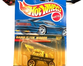 Hot Wheels Radio Flyer Wagon-from 2000 Long Card-hard to Find