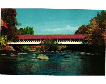Southern Most New Hampshire Covered Bridge Postcards Travel Souvenir Unposted