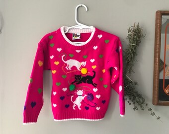 kitty cat sweater