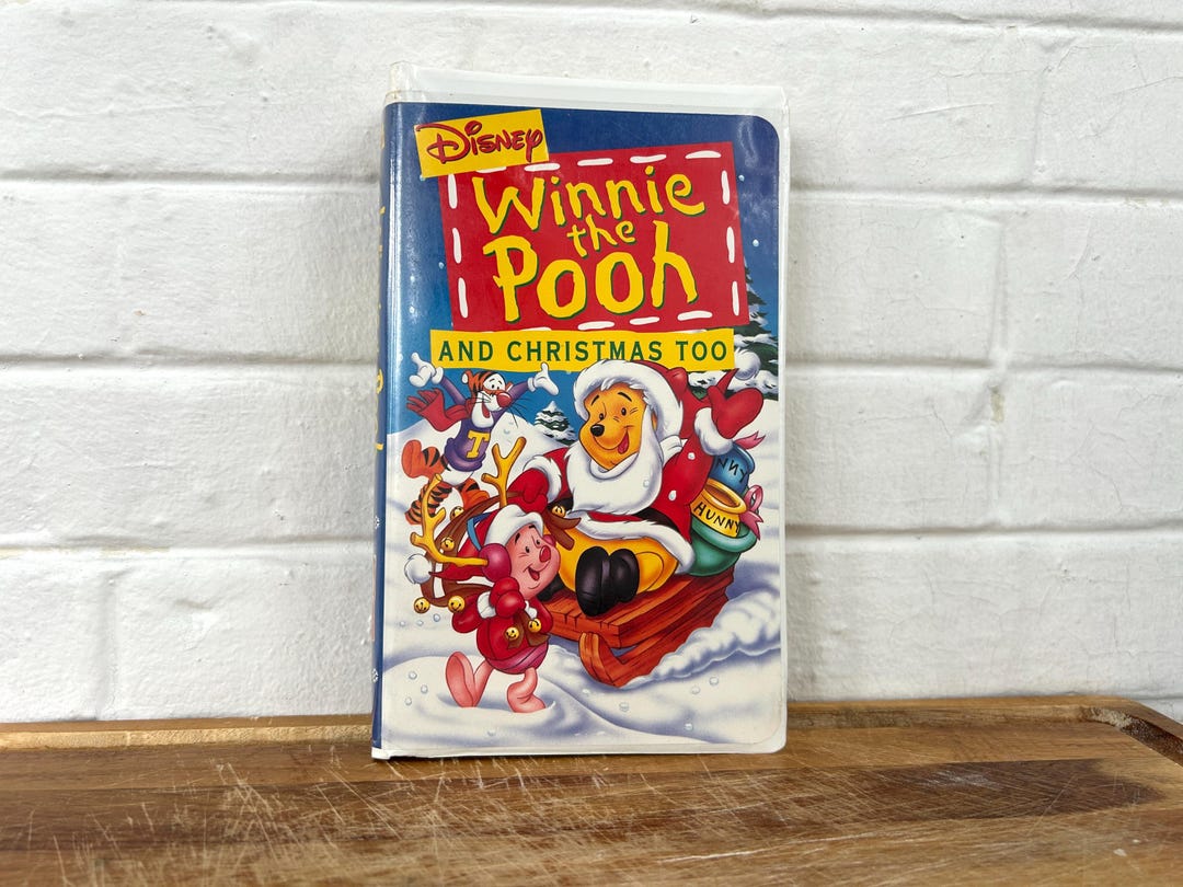 VHS - Winnie the Pooh and Christmas Too (1991) - Etsy