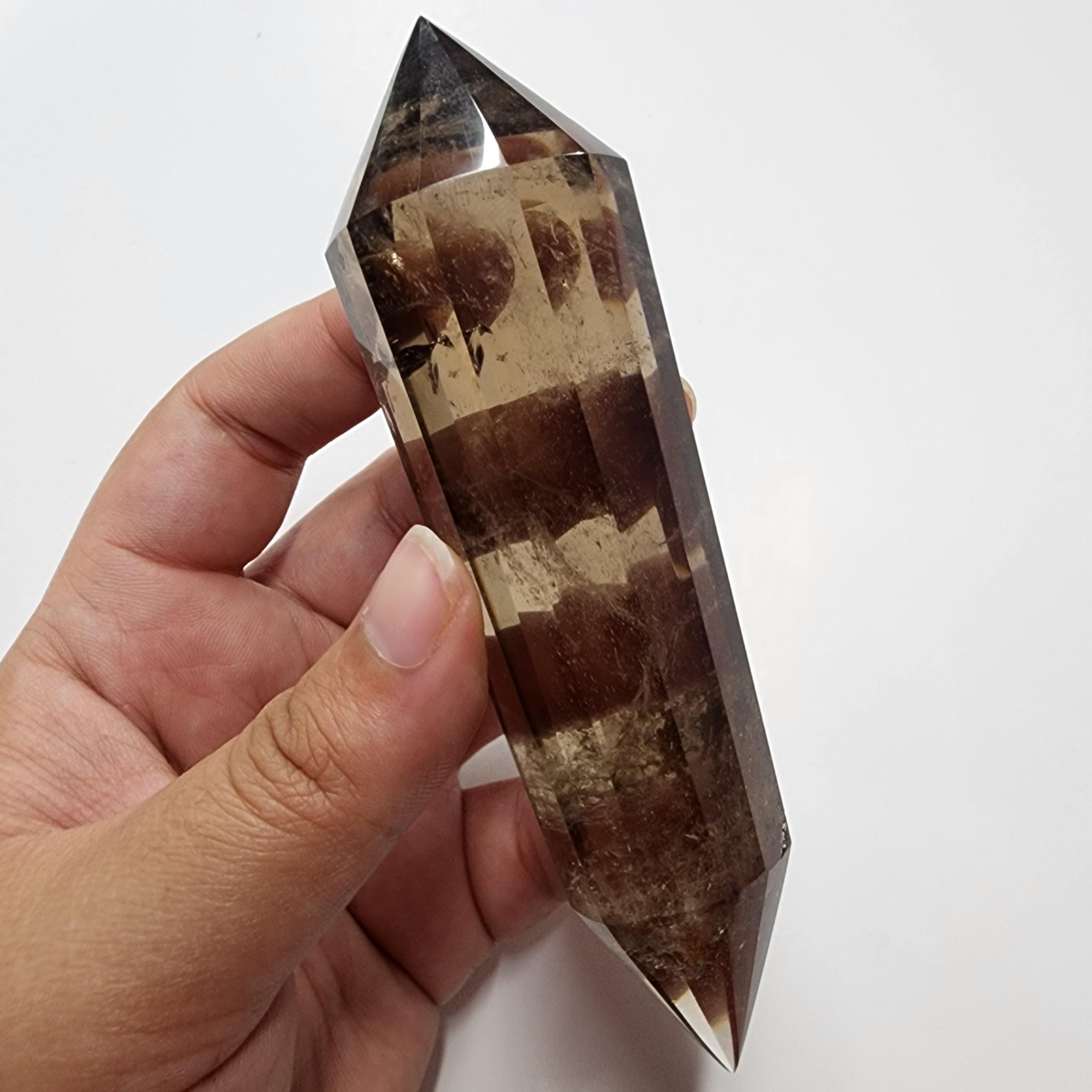 12 Sided VOGEL Smoky Quartz Crystal - 0.44lb - Etsy