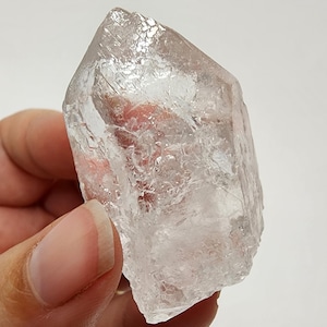 Rare Trigonic Record Keeper Clear Quartz Point