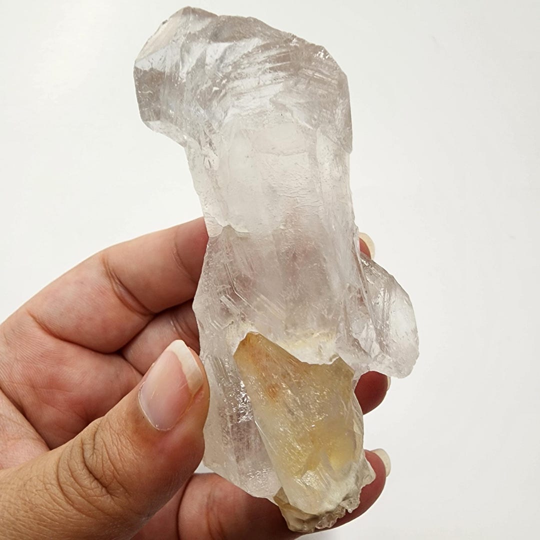 Quartz Root Tips Rough Clear Quartz Root Point - Etsy