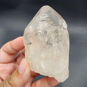 Rare Trigonic Record Keeper Clear Quartz Point