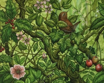 Jenny Wren - print from the "Forest of Enchantment Oracle"