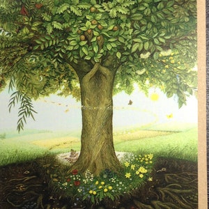 Biglietto d'auguri di "Saggezza dell'albero"