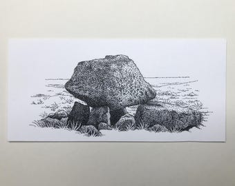 Original Illustration "Arthur's Stone".