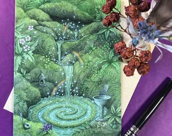 The Sacred Spring - greetings card