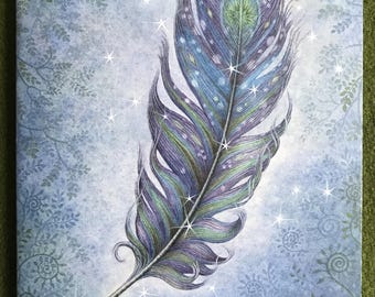 Feather of Finding A5 notebook