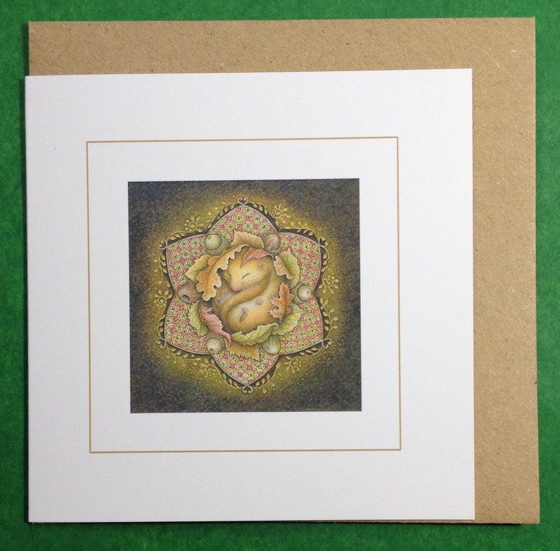 Illuminated Wildlife set of 5 greetings cards. image 6