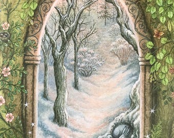 The Door into Winter - greetings card