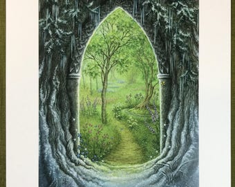 The Door into Summer - print from the "Forest of Enchantment Oracle"
