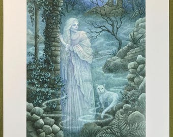 The White Lady - print from the "Forest of Enchantment Oracle"