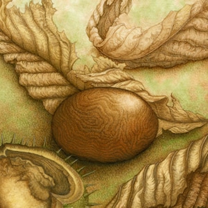 Original Painting of &quot;Horse Chestnut&quot;