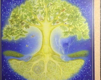 Greetings card "Tree of Light"