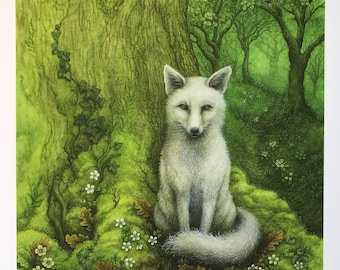 Limited Edition Print of "The White Fox"