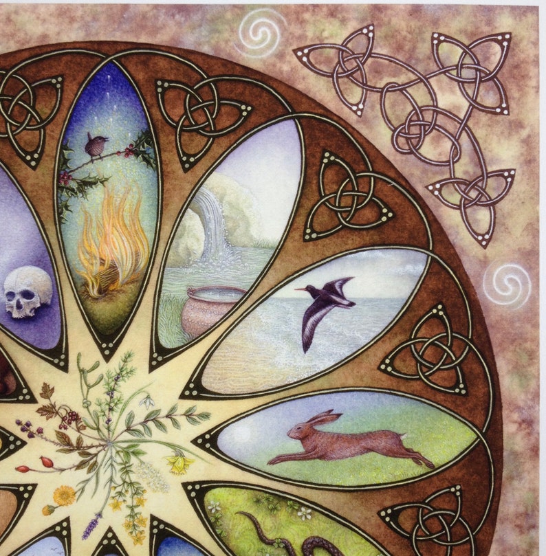 Limited Edition Print of celtic Calendar. Etsy UK
