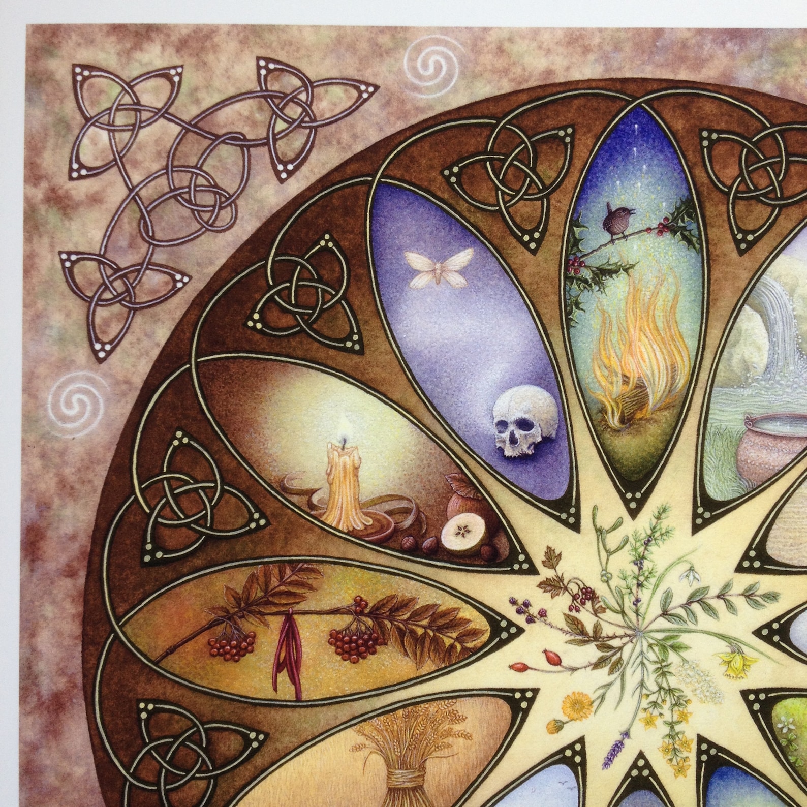 Limited Edition Print of celtic Calendar. Etsy