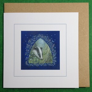 Illuminated Wildlife set of 5 greetings cards. image 4