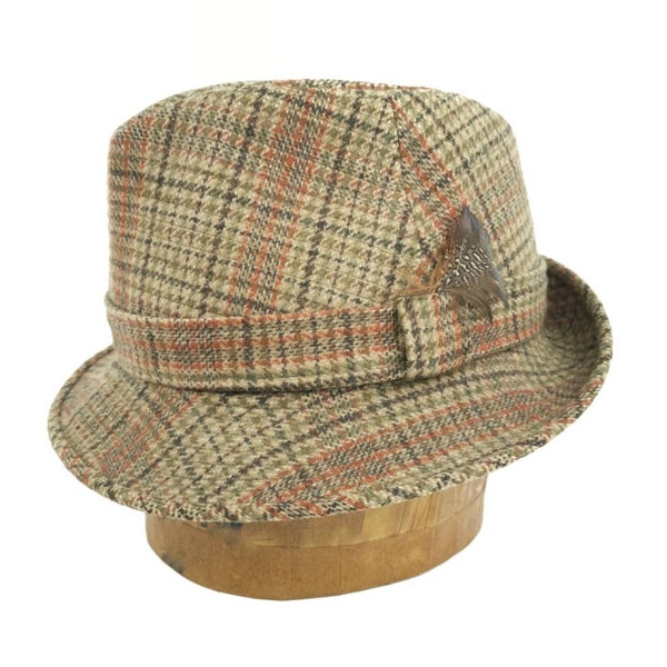 Plaid Fedora Etsy
