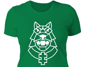 Lithuania Strong Geleziniz Vilkas Next Level Women's Boyfriend Tshirt is part of the Lithuania Strong Apparel Collection