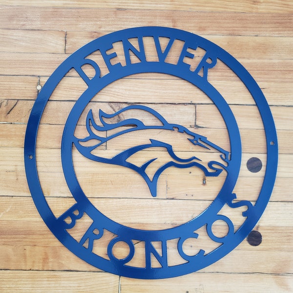 Denver Broncos Sign Etsy