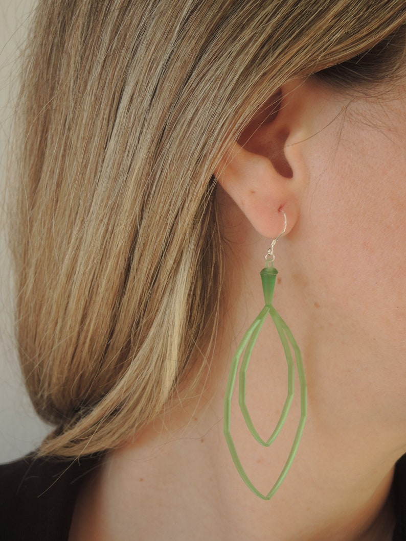 christmas gift earrings 3D printed earrings for women nelly earrings minimalist earrings lightweight woman earrings