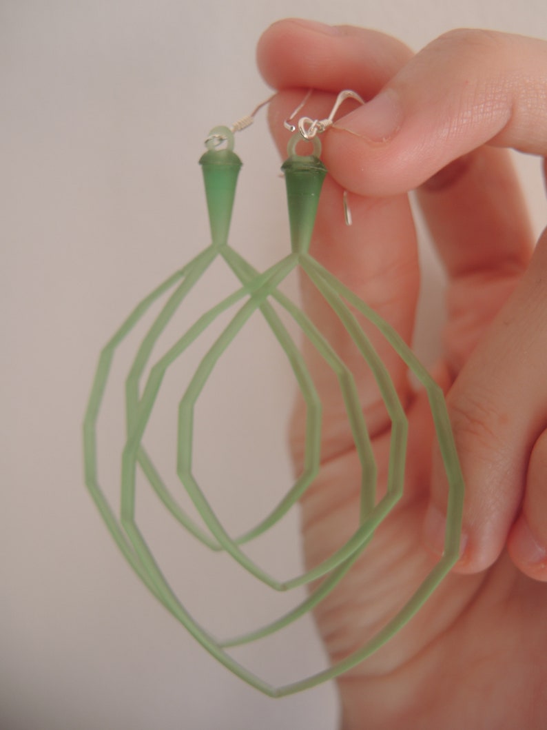 christmas gift earrings 3D printed earrings for women nelly earrings minimalist earrings lightweight woman earrings