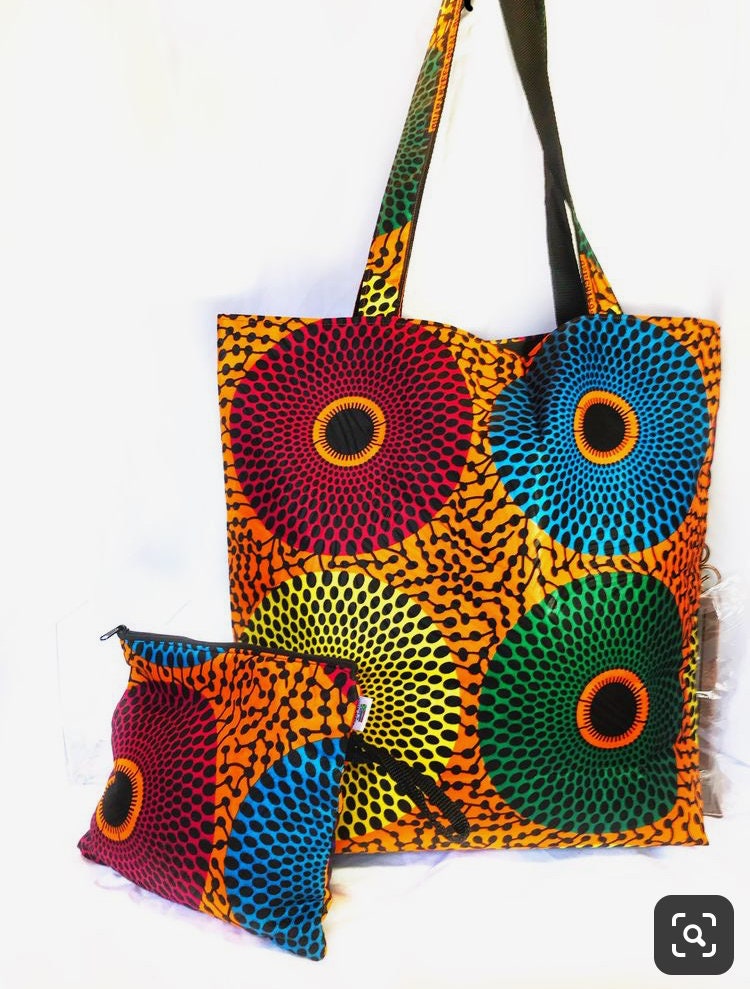 Ankara Shopping Bag African Gift Bag African Bag Etsy