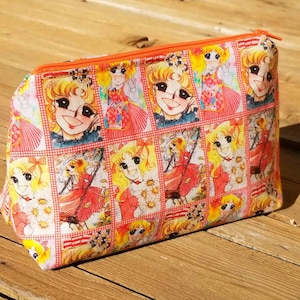 Candy Candy Anime Pouch: Vintage Japanese Travel Case