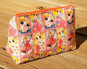 Candy Candy Anime Pouch: Vintage Japanese Travel Case