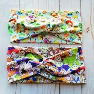 Twist headband,toys headband,cartoons headband twisted,Jesse headband dragon baby,athletic headband,cowboy cartoons
