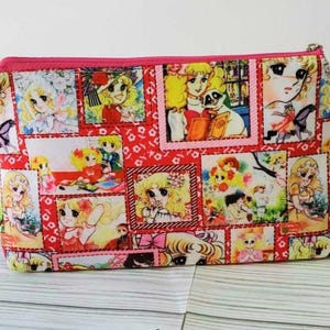 Candy Candy Anime Bag: Handmade Floral Travel Case