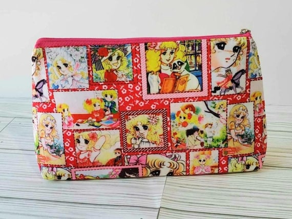 Candy Candy Anime Bag: Handmade Floral Travel Case