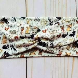 Diadema con diseño de perro amante, diadema suave para cachorro, diadema para cachorro linda
