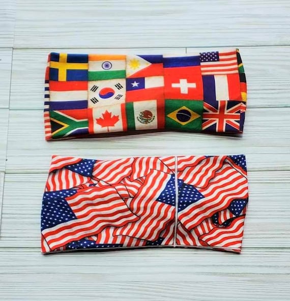 Ywevyezc Stirnband Damen Mit USA-Flagge & Strass – Für 4. Juli, Patriotisches Accessoire