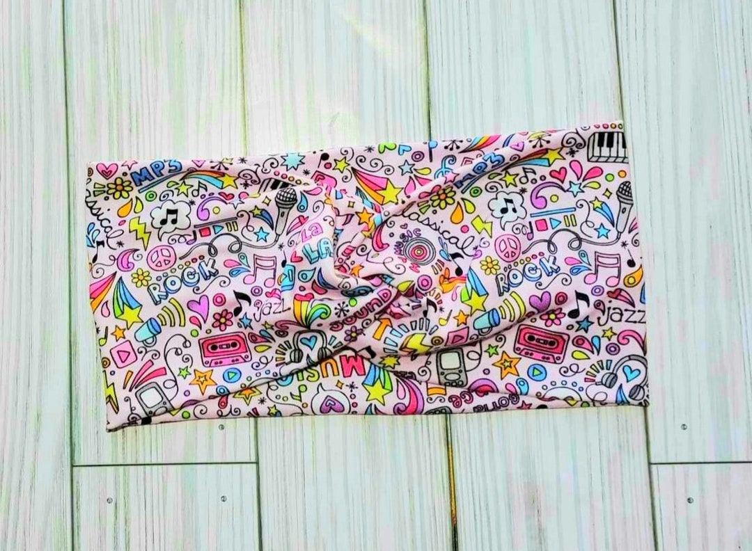 Headband Music headband Twistknottedheadband Art headband Etsy