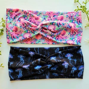 Headband octopus,headband tropical summertime,headband jellyfish, octopus gift
