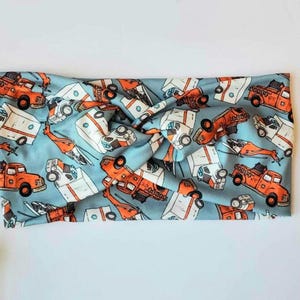 Emergency services twisted turban headband,Turban Twist Headband, paramedic gift